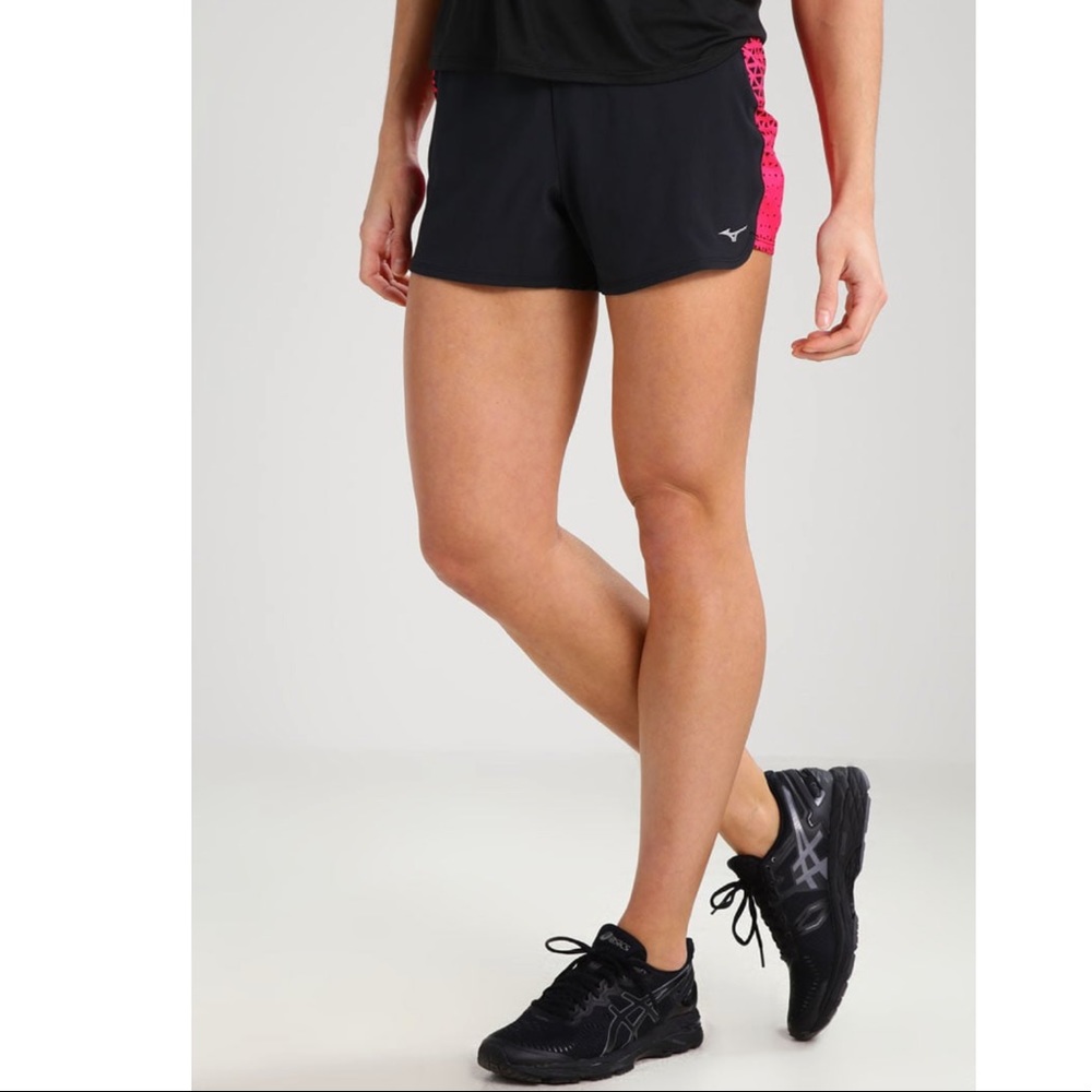 Mizuno Black Running Shorts